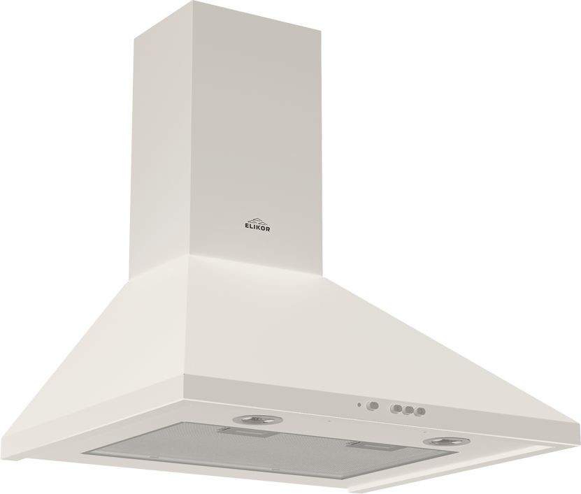 Вытяжка каминная Elikor Вента 50П-430-К3Д топленое молоко управление: кнопочное (1 мотор)  