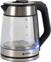 Чайник электрический Vitek VT-1176 2л. 2200Вт корпус: стекло