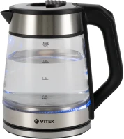 Чайник электрический Vitek VT-1176 2л. 2200Вт корпус: стекло