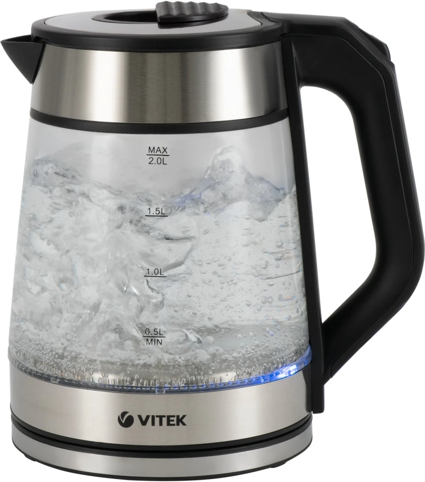 Чайник электрический Vitek VT-1176 2л. 2200Вт корпус: стекло  