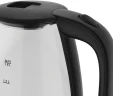 Чайник электрический Vitek VT-7004 1.8л. 1850Вт прозрачный/черный корпус: стекло/пластик  