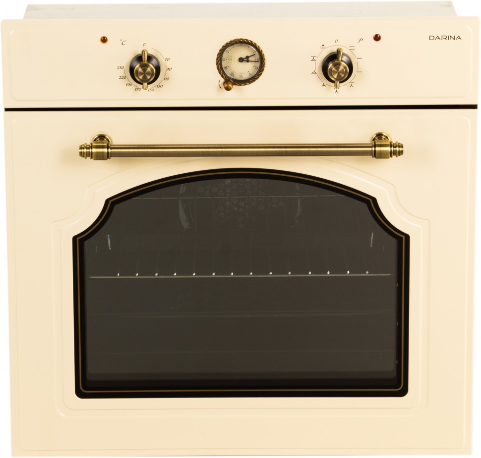 Духовой шкаф Электрический Darina 1U8 BDE 112 707 Bg бежевый/бронза  