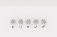 Вытяжка козырьковая Gorenje WHU529EW/M белый управление: кнопочное (1 мотор)