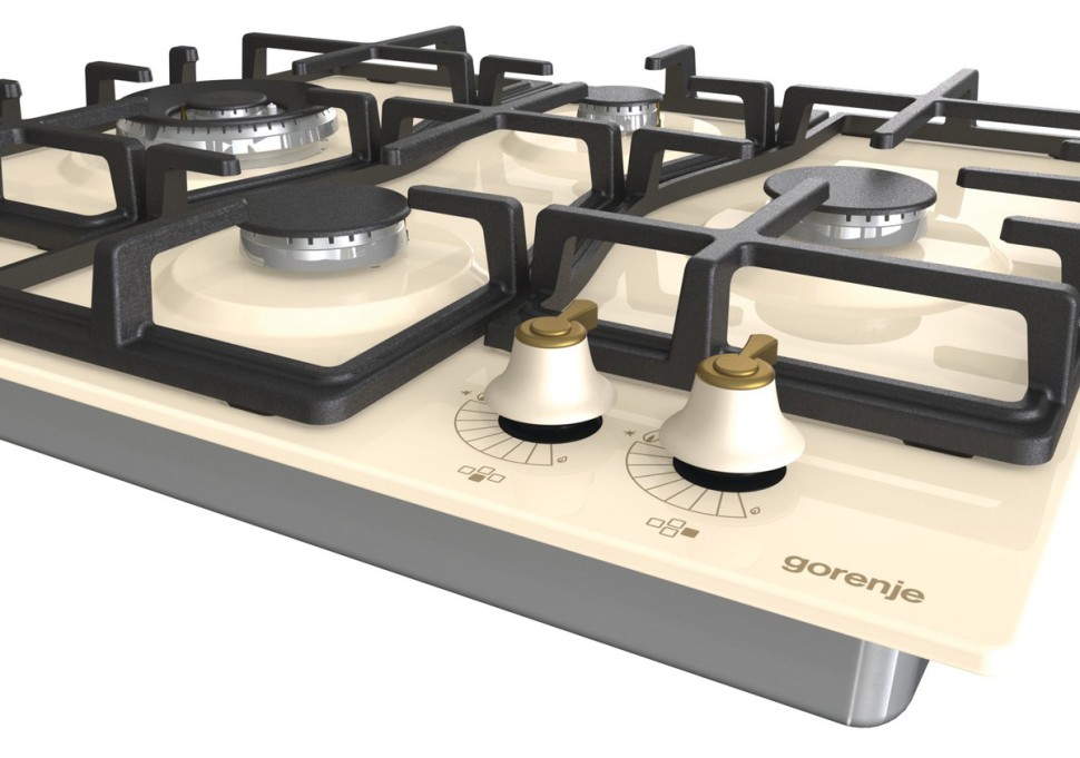 Газовая варочная поверхность Gorenje GW6D42CLI слоновая кость