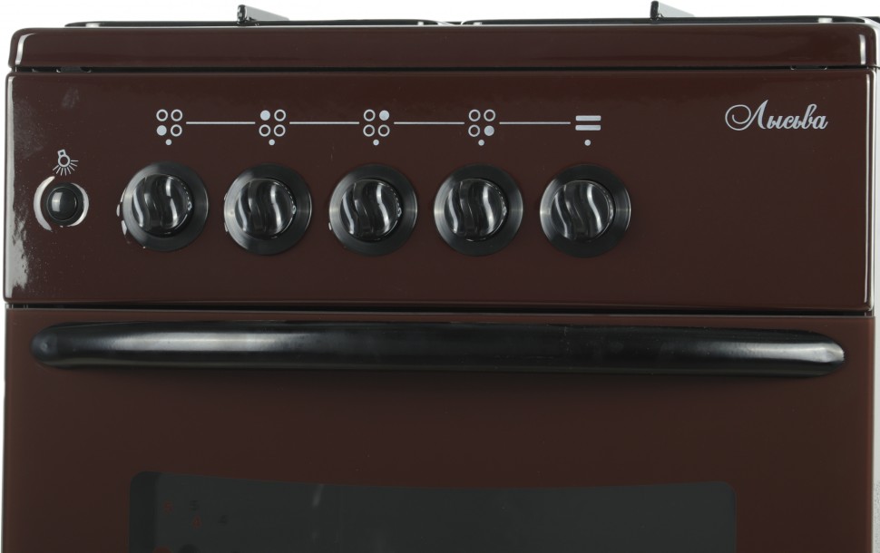 Плита Газовая Лысьва ГП 400 М2С-2у коричневый (без крышки) реш.сталь  