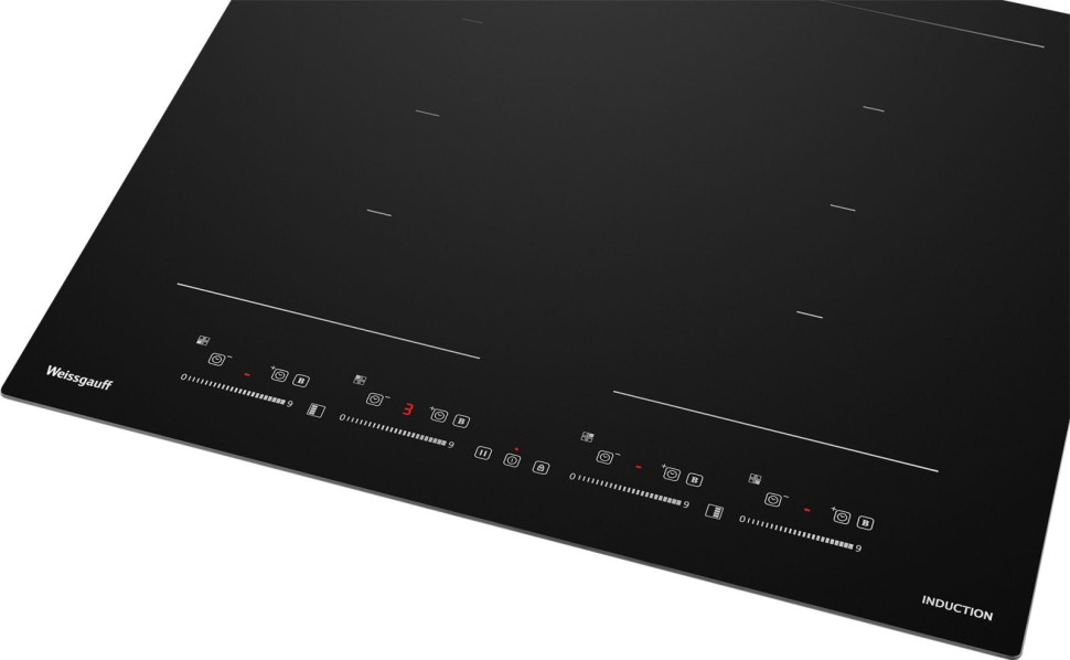 Индукционная варочная поверхность Weissgauff HI 649 Dual Flex черный