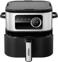 Аэрогриль Kitfort КТ-8127 2л 1930Вт черный/серебристый  