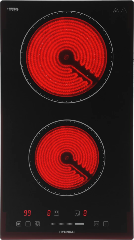 Варочная поверхность Hyundai HHE 3286 BG черный