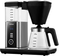 Кофеварка капельная Kitfort КТ-7213 1550Вт нержавеющая сталь/черный