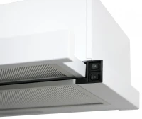 Вытяжка встраиваемая Lex HIDE 600 белый управление: кнопочное (1 мотор)