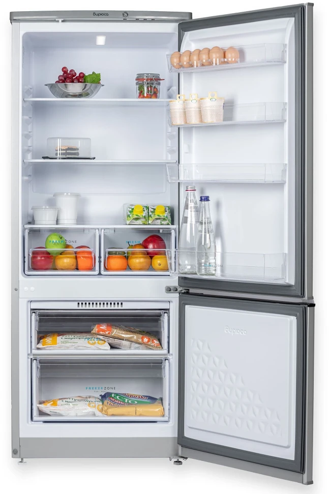 Холодильник Бирюса Б-M551 2-хкамерн. серебристый мат.  