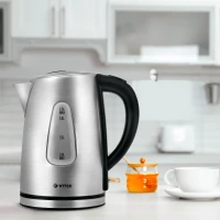 Чайник электрический Vitek VT-7007 1.7л. 2200Вт сталь корпус: металл/пластик