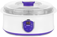 Йогуртница Kitfort КТ-2088-1 20Вт 7б. 180мл упр.:электрон. белый/фиолетовый