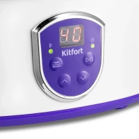 Йогуртница Kitfort КТ-2088-1 20Вт 7б. 180мл упр.:электрон. белый/фиолетовый