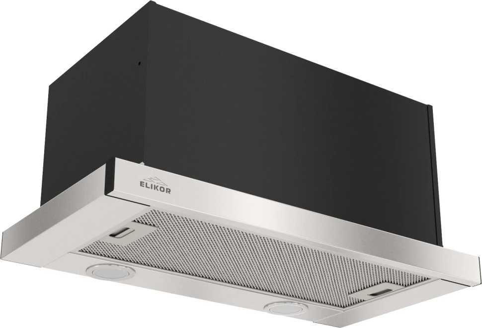 Вытяжка встраиваемая Elikor Интегра S2 60Н-700-В2Д нержавеющая сталь управление: кнопочное (1 мотор)  