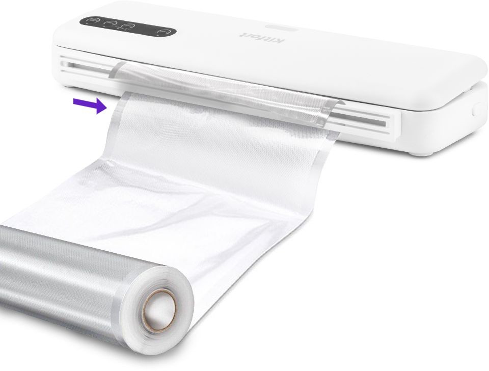 Вакуумный упаковщик Kitfort КТ-1509-2 130Вт 6л/мин 0.7Бар шир.пак.:29см белый