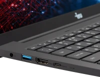 Ноутбук IRU Strato 15ALID5 Core i3 1315U 8Gb SSD256Gb Intel UHD Graphics 15.6" IPS FHD (1920x1080) FreeDOS black WiFi BT Cam 6000mAh (2147988)