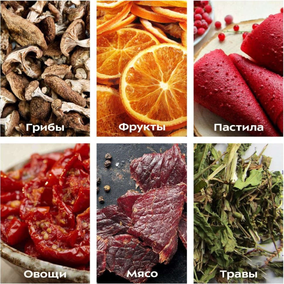 Сушка для фруктов и овощей Kitfort КТ-1914 5под. 240Вт черный  