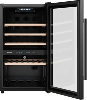 Винный шкаф Weissgauff WWC-49 DB DualZone 1-нокамерн. черный