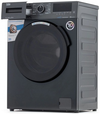 Стиральная машина Beko WSPE7H616A, черный  