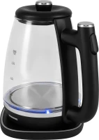 Чайник электрический Starwind SKG4041 1.8л. 1800Вт черный корпус: стекло