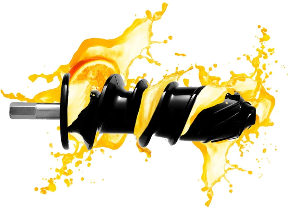 Соковыжималка шнековая Kitfort KT-1110-1 150Вт белый/зеленый