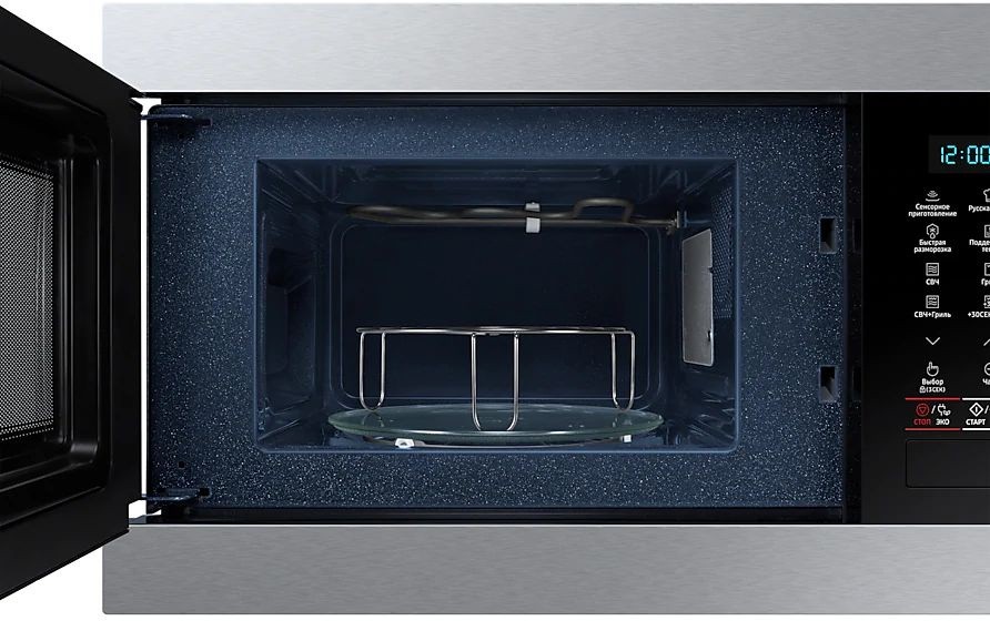 Микроволновая печь Samsung MG22M8074AT/BW 22л. 850Вт черный (встраиваемая)  