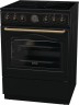 Плита Электрическая Gorenje GECS6B71CLB черный стеклокерамика (без крышки)  