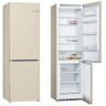 Холодильник Bosch KGV39XK22R, бежевый  