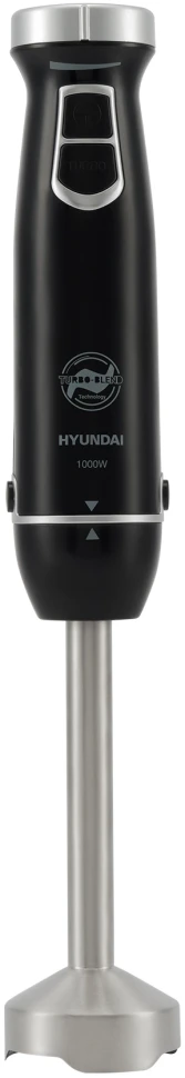 Блендер погружной Hyundai HYB-H3845 1000Вт черный/серебристый  