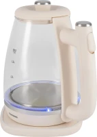 Чайник электрический Starwind SKG4042 1.8л. 1800Вт слоновая кость корпус: стекло