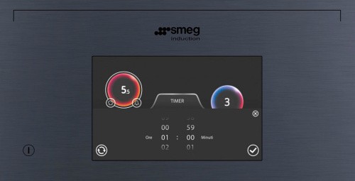 Индукционная стеклокерамич. панель Smeg SIA1963DG