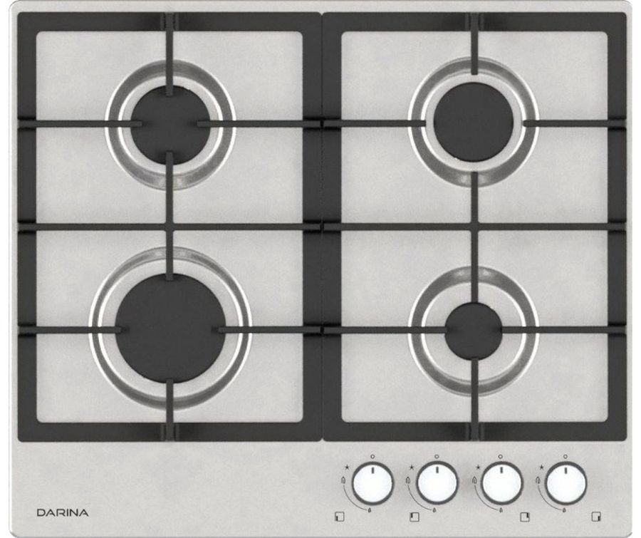 Газовая варочная поверхность Darina 1T3 BGM 341 11 X3 нержавеющая сталь