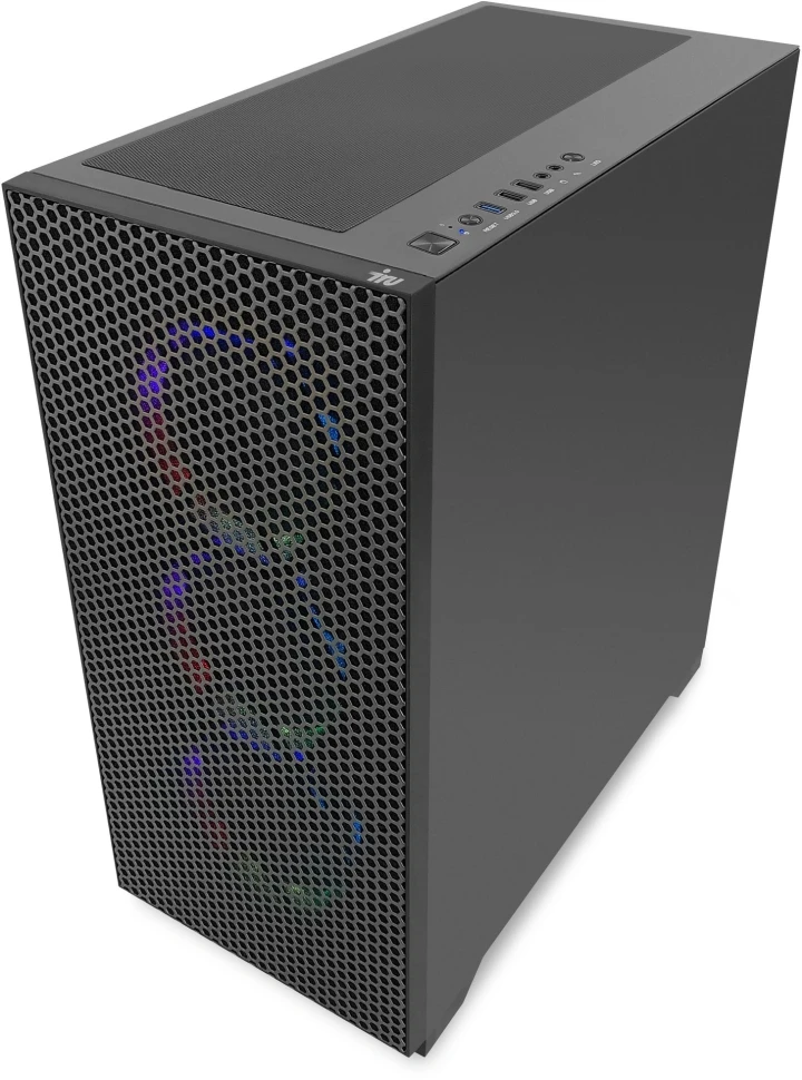 ПК IRU Tactio 510B7GP TWR i5 14400F (2.5) 32Gb SSD1Tb RTX5060TI 16Gb Windows 11 Pro GbitEth 650W черный (RUS) (2126624)  