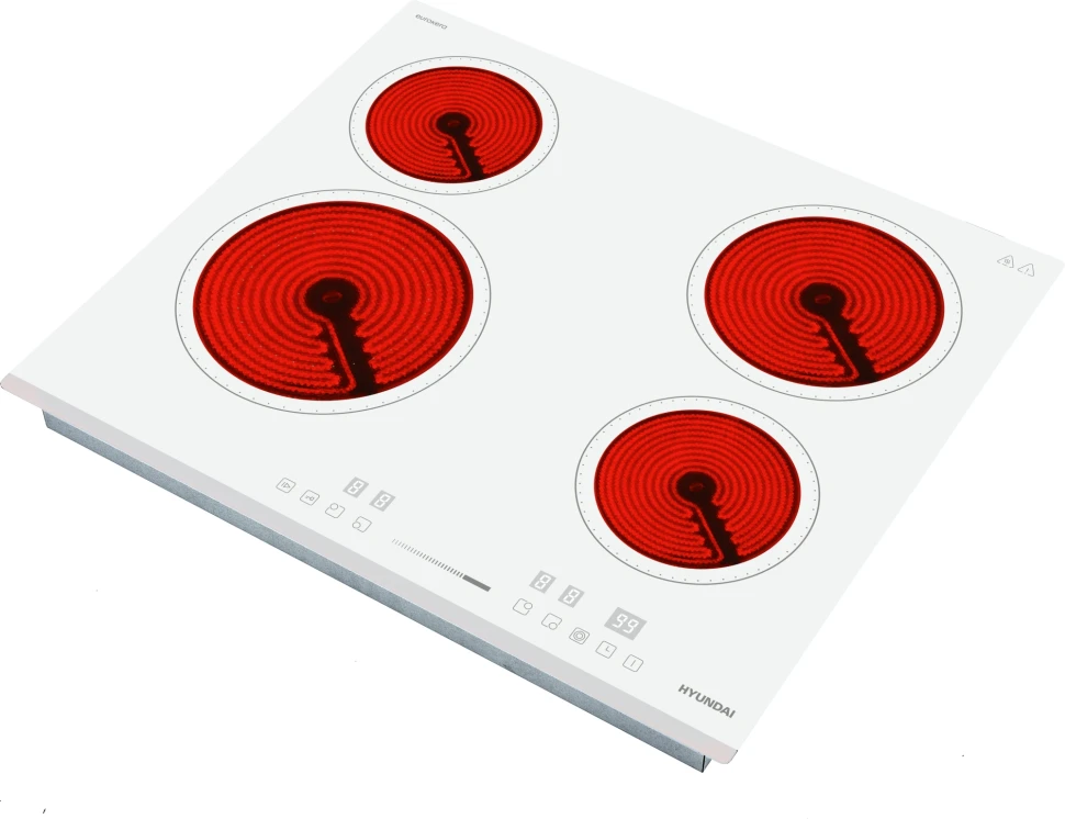 Варочная поверхность Hyundai HHE 6452 WG белый