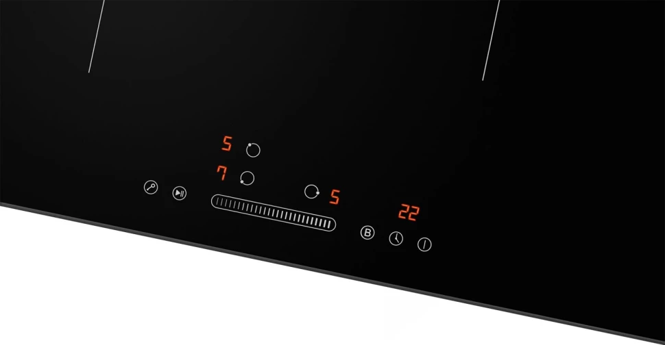 Индукционная варочная поверхность Weissgauff HI 630 BSG черный  