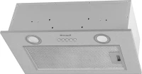 Вытяжка встраиваемая Weissgauff Box 600 PB IX нержавеющая сталь управление: кнопочное (1 мотор)