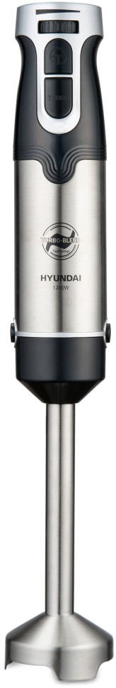 Блендер погружной Hyundai HYB-H3935 1200Вт черный/серебристый  