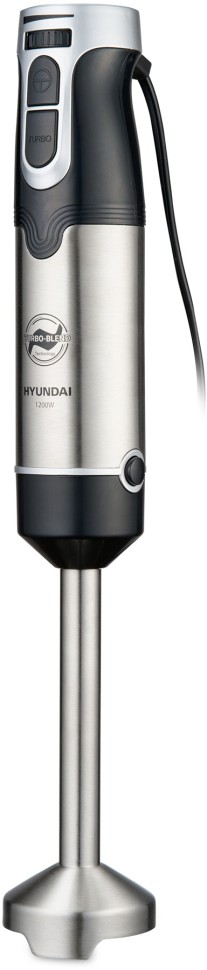 Блендер погружной Hyundai HYB-H3935 1200Вт черный/серебристый  