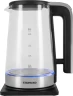 Чайник электрический Starwind SKG4043 2.2л. 1800Вт черный/серебристый корпус: стекло  