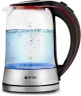Чайник электрический Vitek VT-7009 1.7л. 2200Вт прозрачный корпус: стекло  