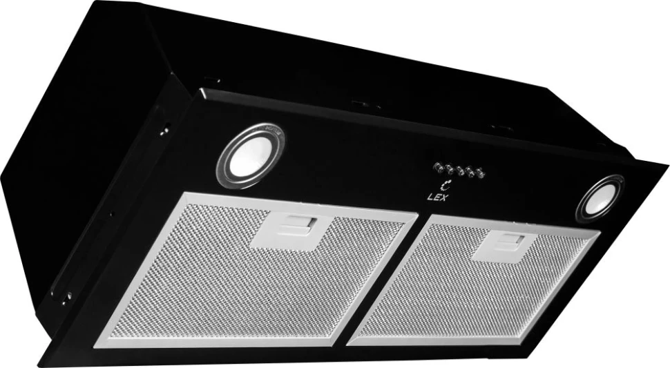 Вытяжка встраиваемая Lex GS Bloc P 900 BL черный управление: кнопочное (1 мотор)