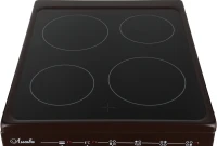 Плита Электрическая Лысьва EF4004MK00 коричневый стеклокерамика (без крышки)