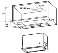 Вытяжка встраиваемая Elica LANE WH/A/72 белый управление: кнопочное (1 мотор)