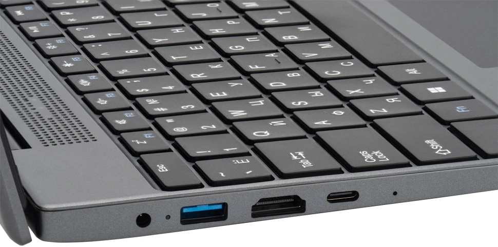 Ноутбук IRU Tactio 15PHR Ryzen 7 5825U 16Gb SSD512Gb AMD Radeon Graphics 15.6" IPS FHD (1920x1080) Windows 11 Pro 64 black WiFi BT Cam 4000mAh (2150142)  