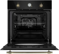 Духовой шкаф Электрический Maunfeld EOEFG.566RBG.RT черный