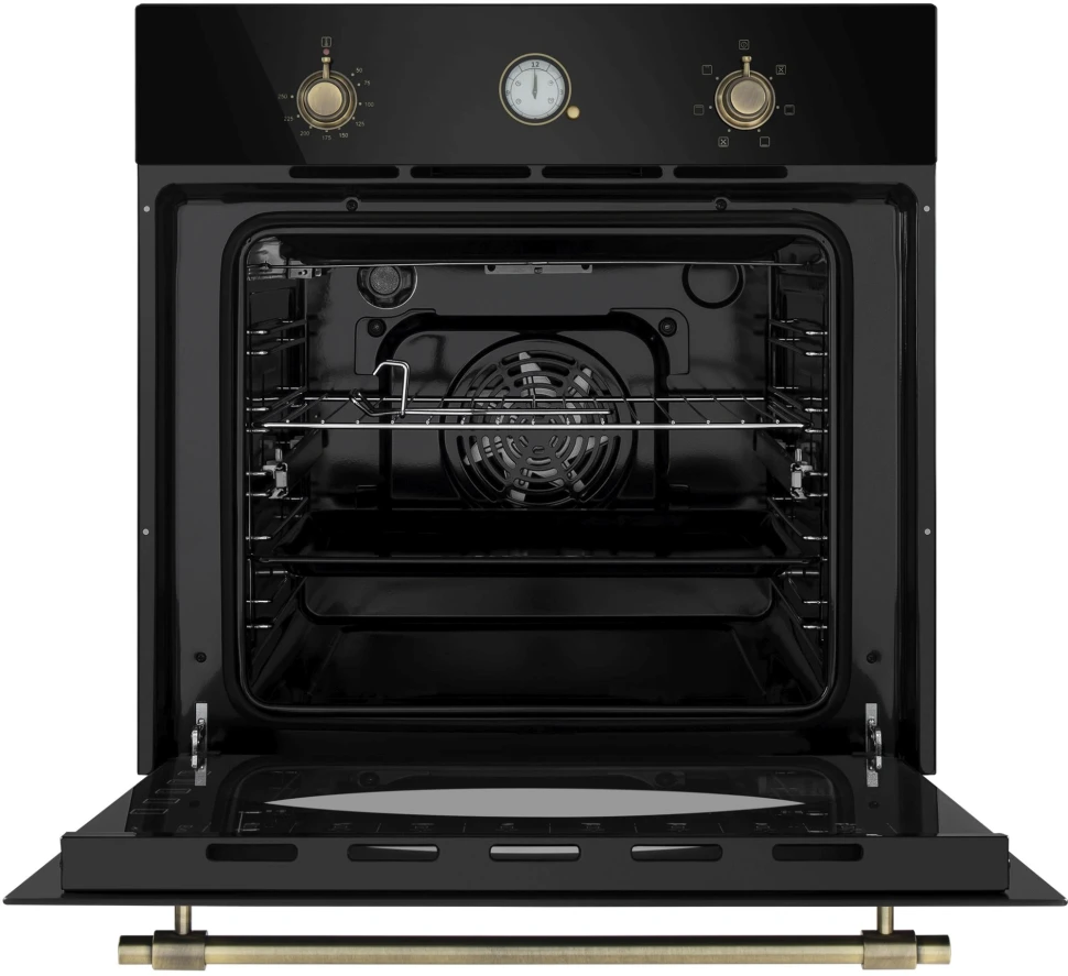 Духовой шкаф Электрический Maunfeld EOEFG.566RBG.RT черный  