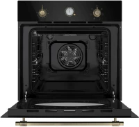 Духовой шкаф Электрический Maunfeld EOEFG.566RBG.RT черный