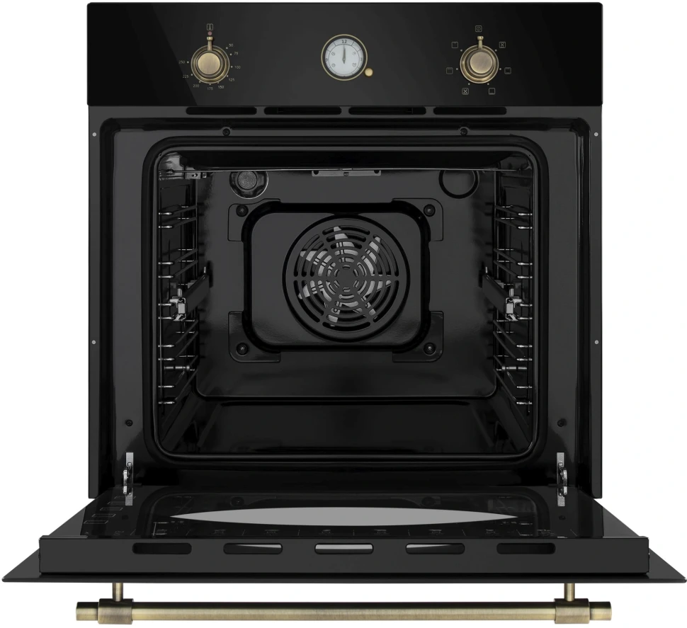 Духовой шкаф Электрический Maunfeld EOEFG.566RBG.RT черный  