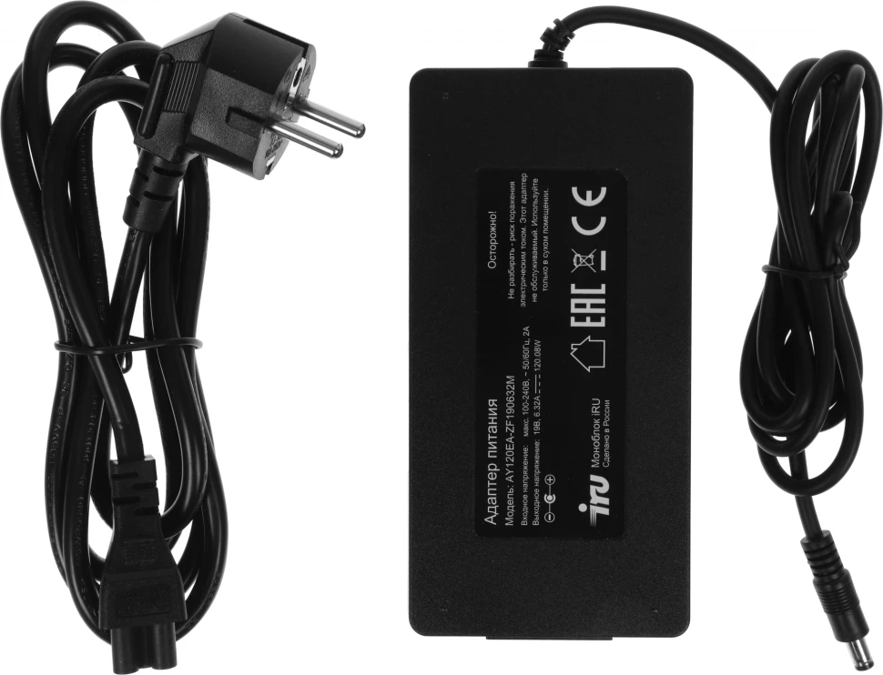 Моноблок IRU Tactio 23IH6 23.8" Full HD i5 12400 (2.5) 8Gb SSD256Gb UHDG 730 без ОС WiFi BT Spk 120W Cam черный 1920x1080 (RUS)  